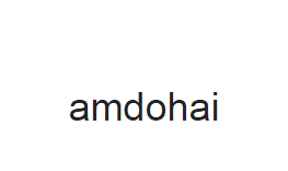 日本商标：amdohai