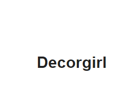 英国商标：Decorgirl