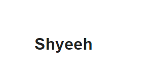 英国商标：Shyeeh