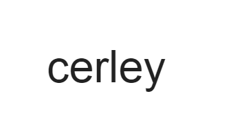 美国商标10类：cerley