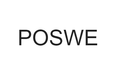 美国商标28类：POSWE
